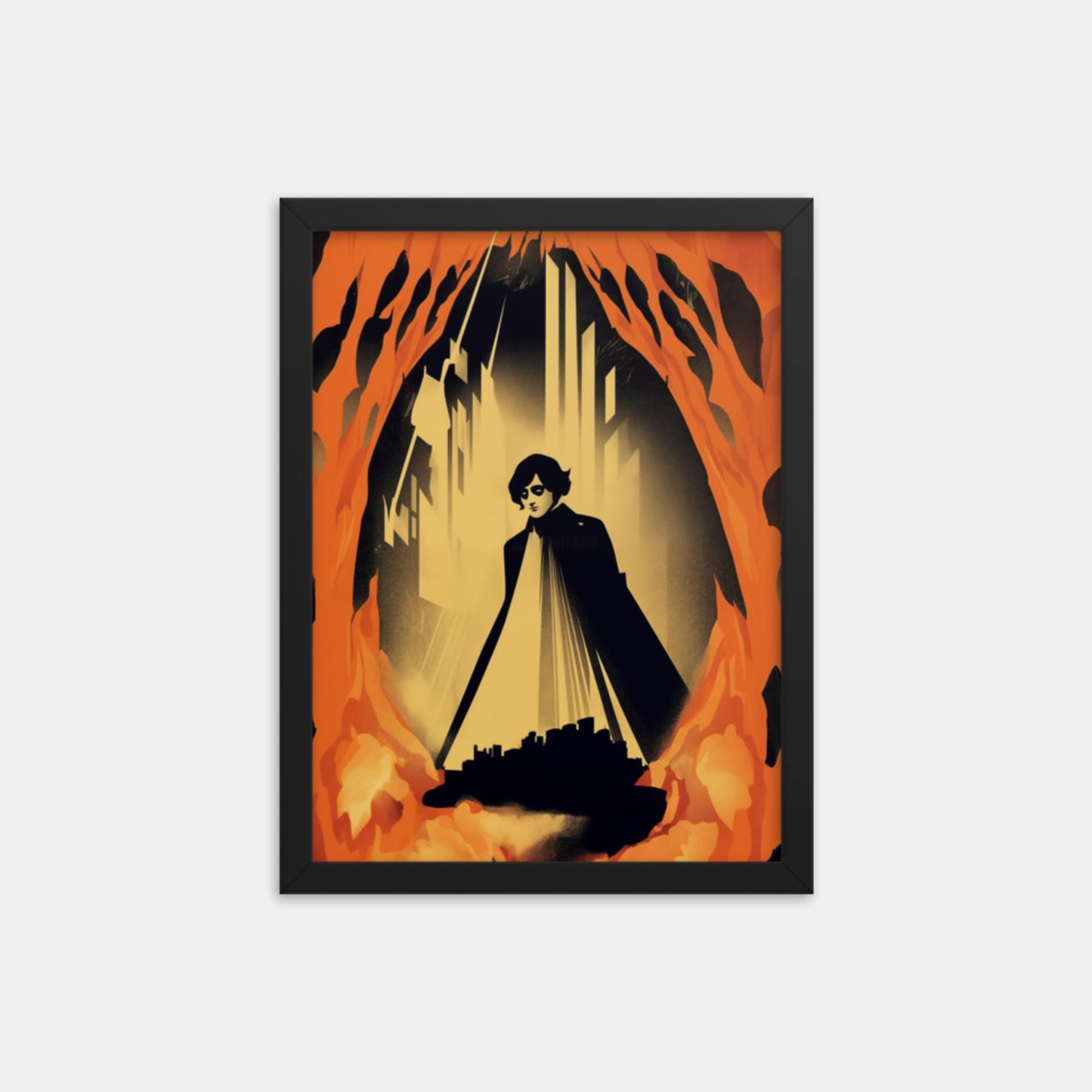 Dr. Caligari Noire Tribute Framed Print