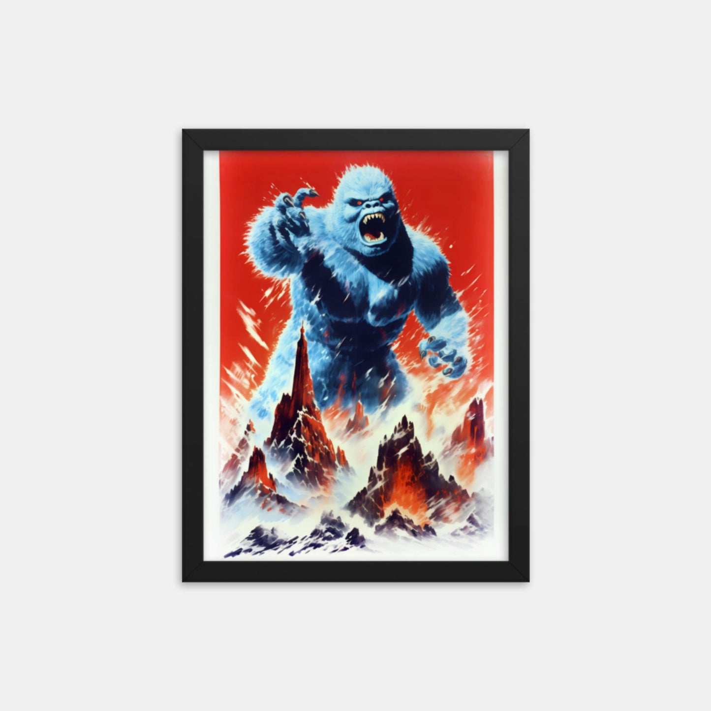 The Abominable Snowman Framed Print