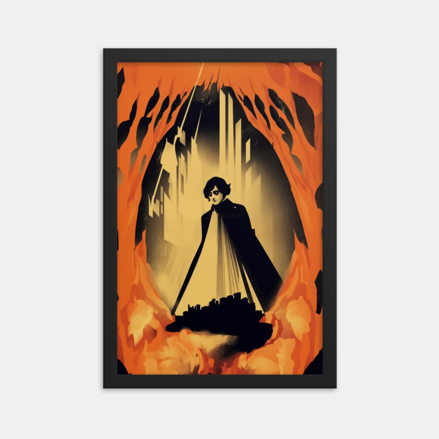 Dr. Caligari Noire Tribute Framed Print