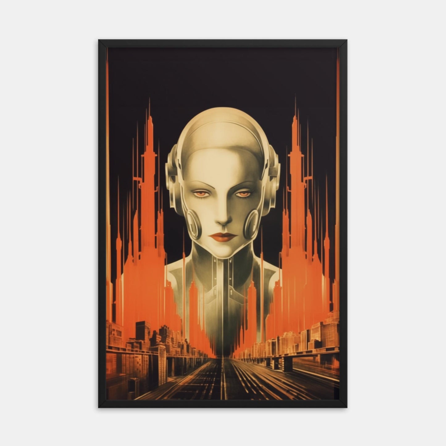 Maria, a robot in human form. Tribute Framed Print