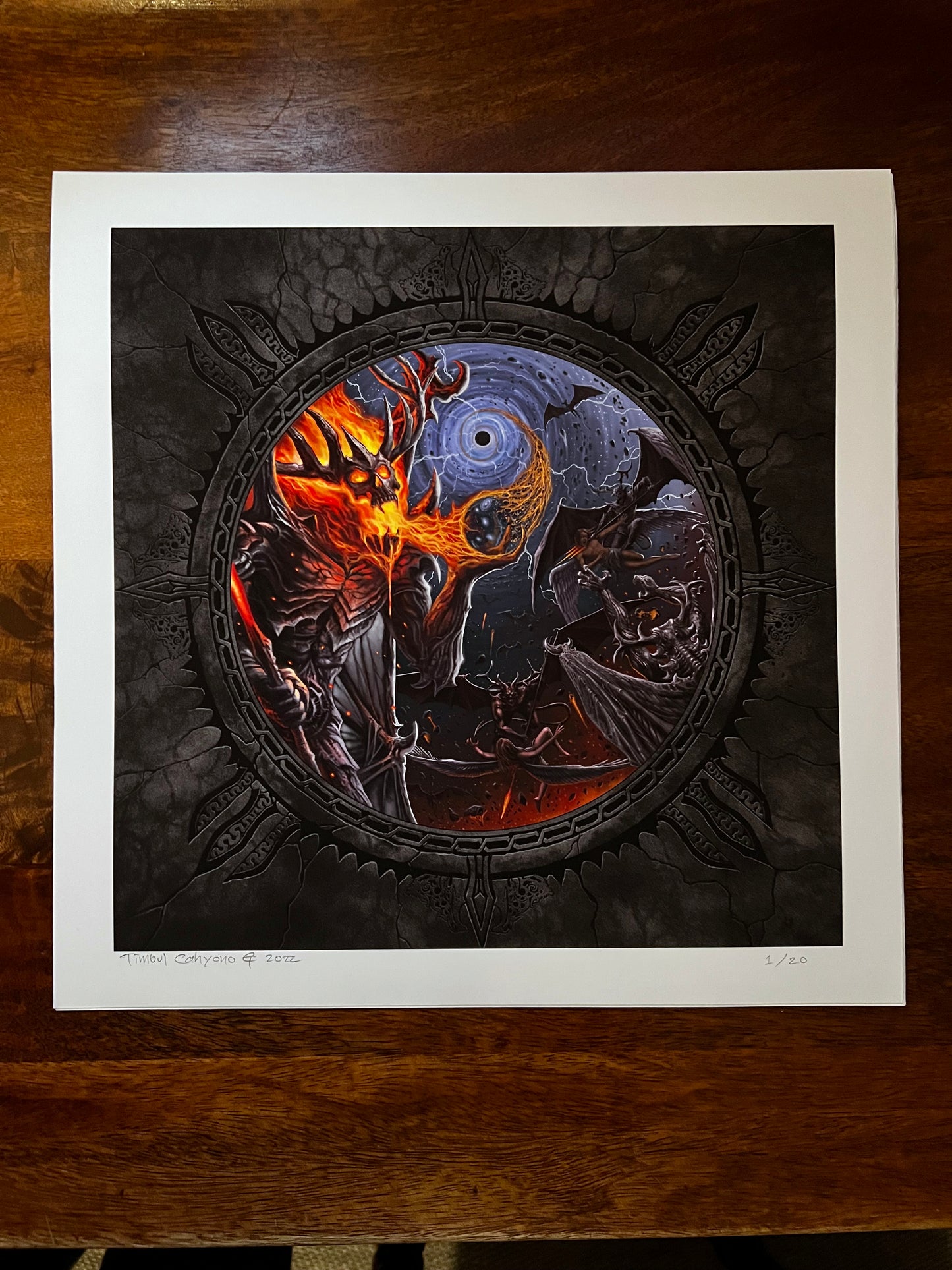 Timbul Cahyono - Monstrosity, The Passage of Existence - Signed Print